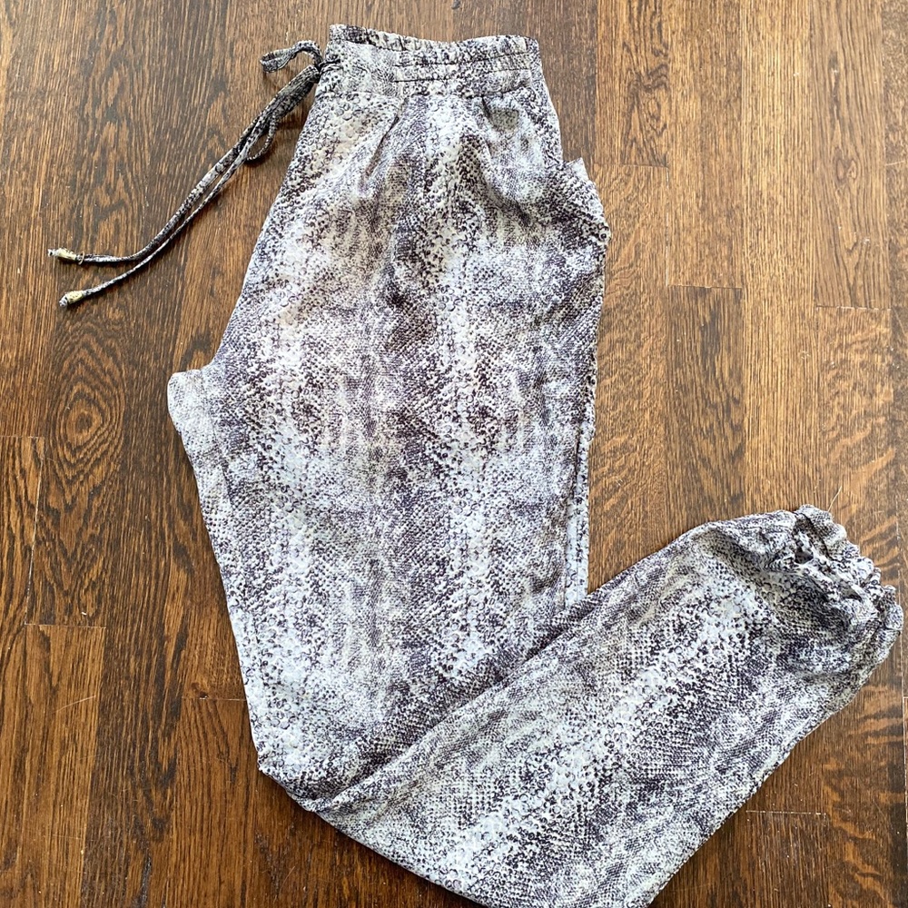 Snake Skin Print Pants